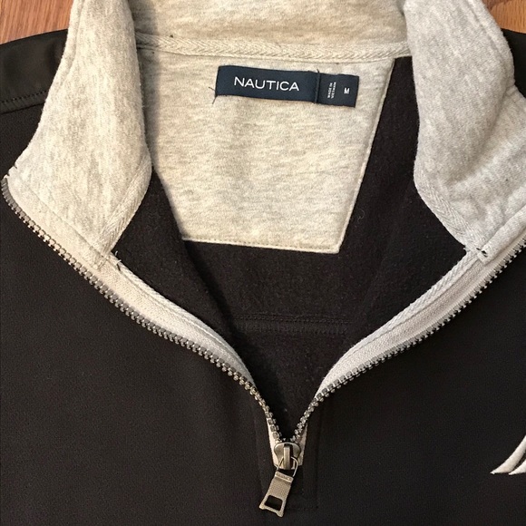 NAUTICAL men’s sweater Medium black - Picture 4 of 8